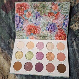 🌵 ColourPop “Garden Variety” Eyeshadow Palette – Lightly Swatched